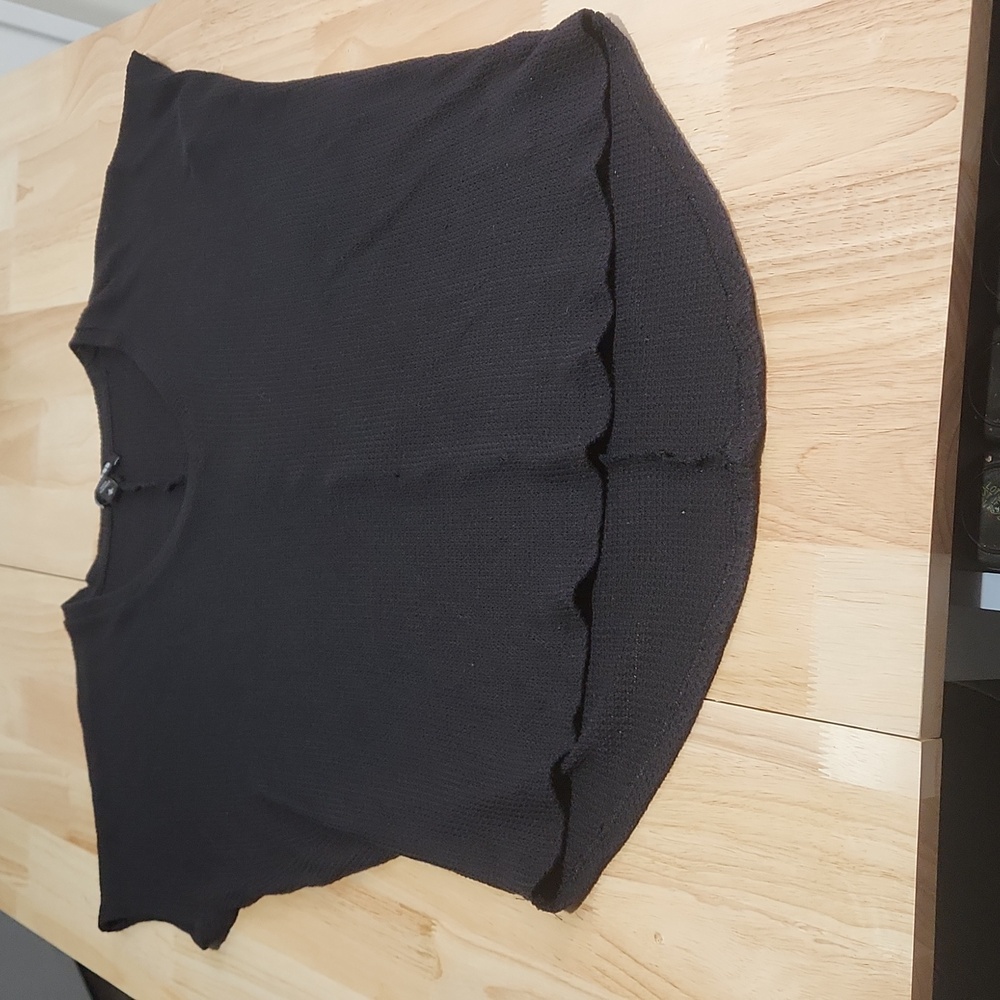 Women's Black Light Knit Top - Size Small